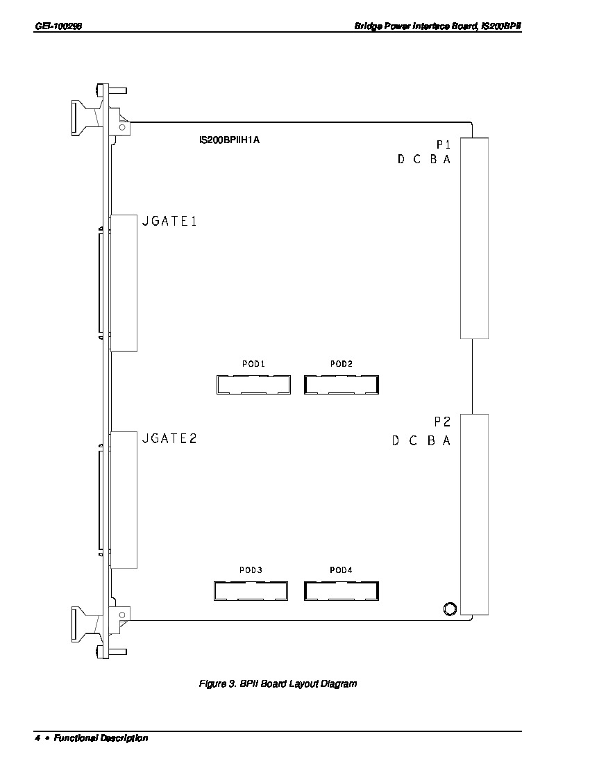 First Page Image of IS200BPIIH1A Board Layout Drawing.pdf